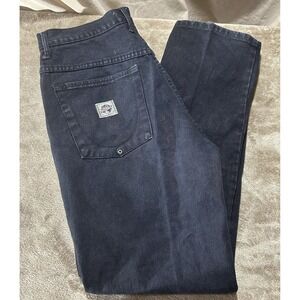 Vintage 90s World Best Jeans Black Wash 13 Skater Grunge High Rise Hong Kong Y2K